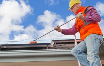 Cobham soft wash roof cleaning